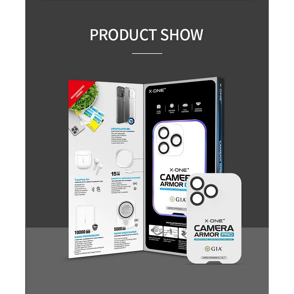 X-ONE Sapphire Camera Armor Pro - for iPhone 14/14 Plus - Image 3