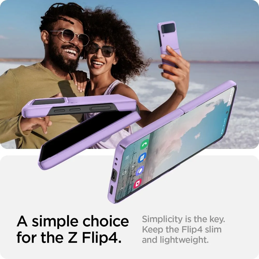 SPIGEN Airskin case for SAMSUNG Z FLIP 4 rose purple - Image 14
