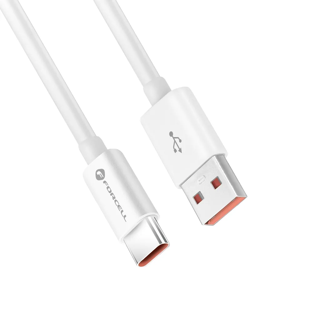FORCELL F-ENERGY C336 cable USB A to Type C QC4.0 3A 60W 1 m white - Image 3