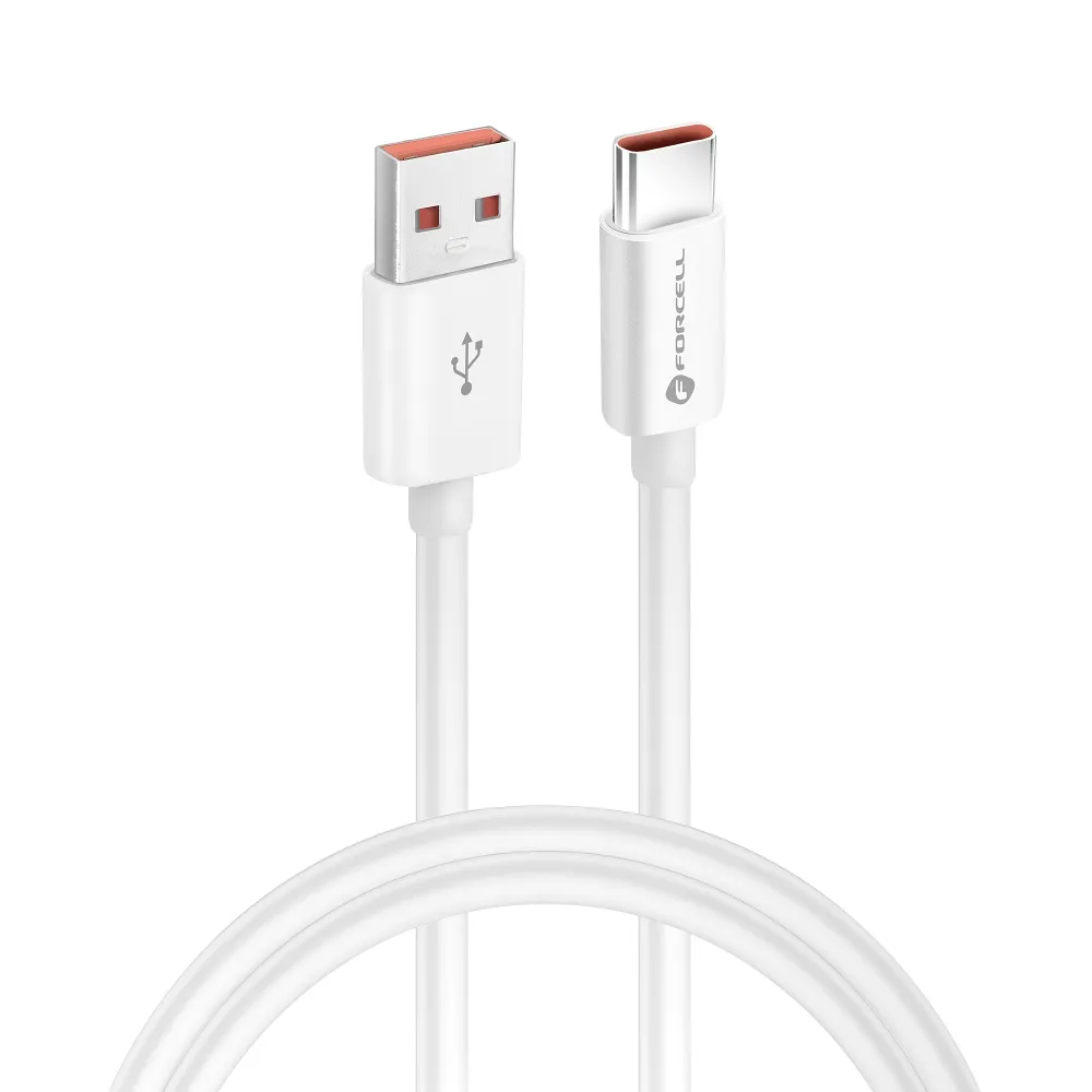 FORCELL F-ENERGY C336 cable USB A to Type C QC4.0 3A 60W 1 m white - Image 2