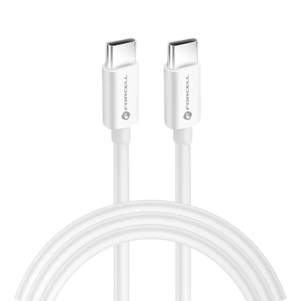 FORCELL F-ENERGY C339 cable Type C to Type C PD QC4.0 5A 100W 2 m white - Image 2