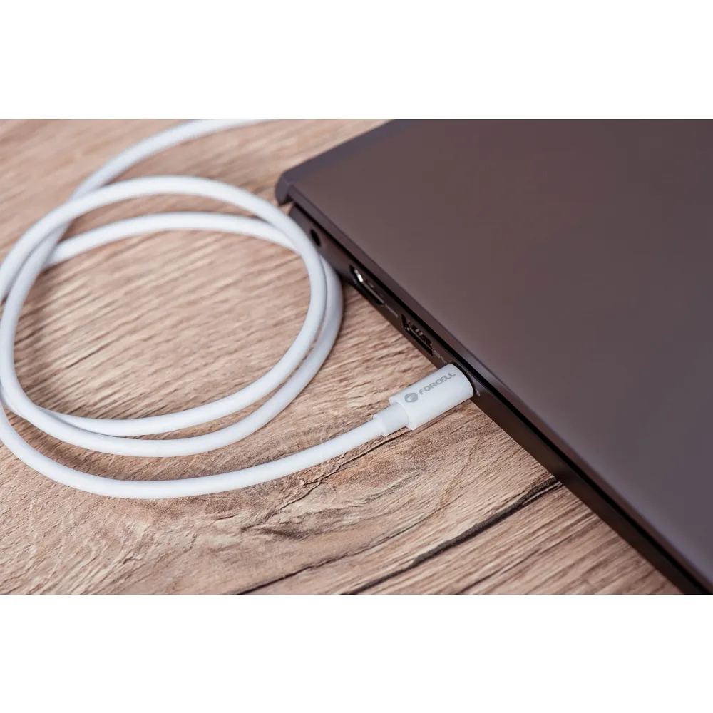 FORCELL F-ENERGY C339 cable Type C to Type C PD QC4.0 5A 100W 2 m white - Image 4