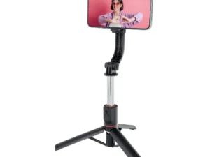 Combo selfie stick with tripod and remote control bluetooth black SSTR-13