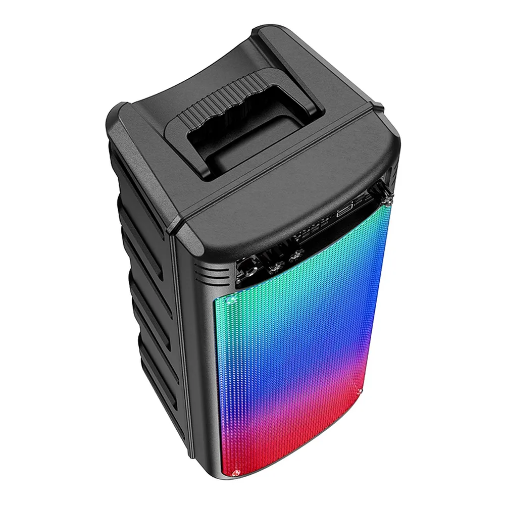 HOCO wireless speaker bluetooth + wire microphone BS52 black - Image 3