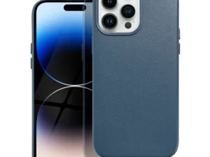 LEATHER MAG COVER case for IPHONE 14 Pro Max indigo blue