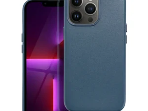 LEATHER MAG COVER case for IPHONE 13 Pro indigo blue