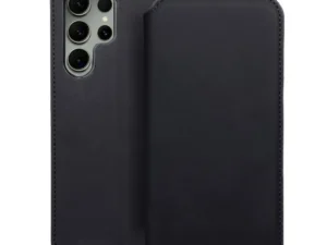 DUAL POCKET Book case for SAMSUNG S23 Ultra black