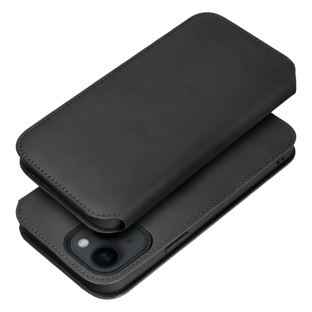 DUAL POCKET Book case for XIAOMI Redmi 9c black - Image 2