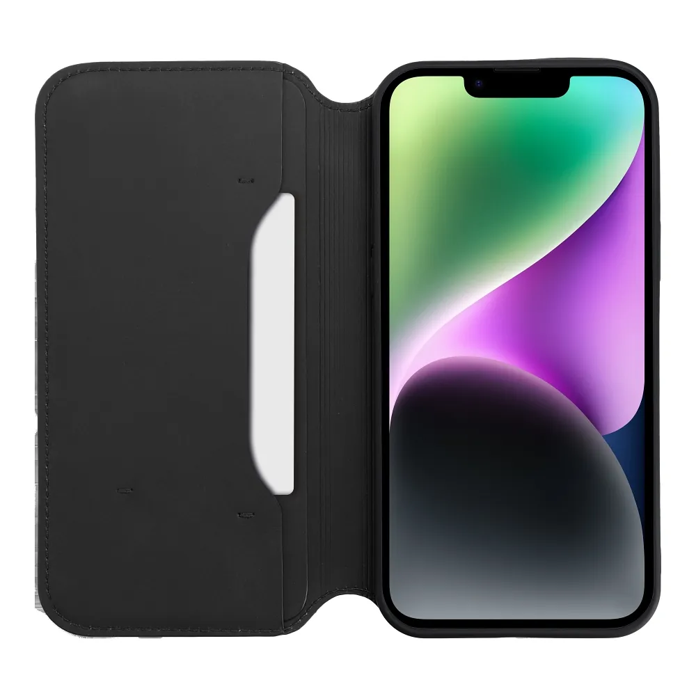 DUAL POCKET Book case for XIAOMI Redmi 9c black - Image 4