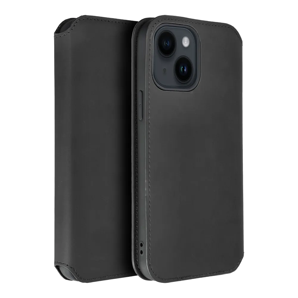 DUAL POCKET Book case for XIAOMI Redmi 9c black - Image 3