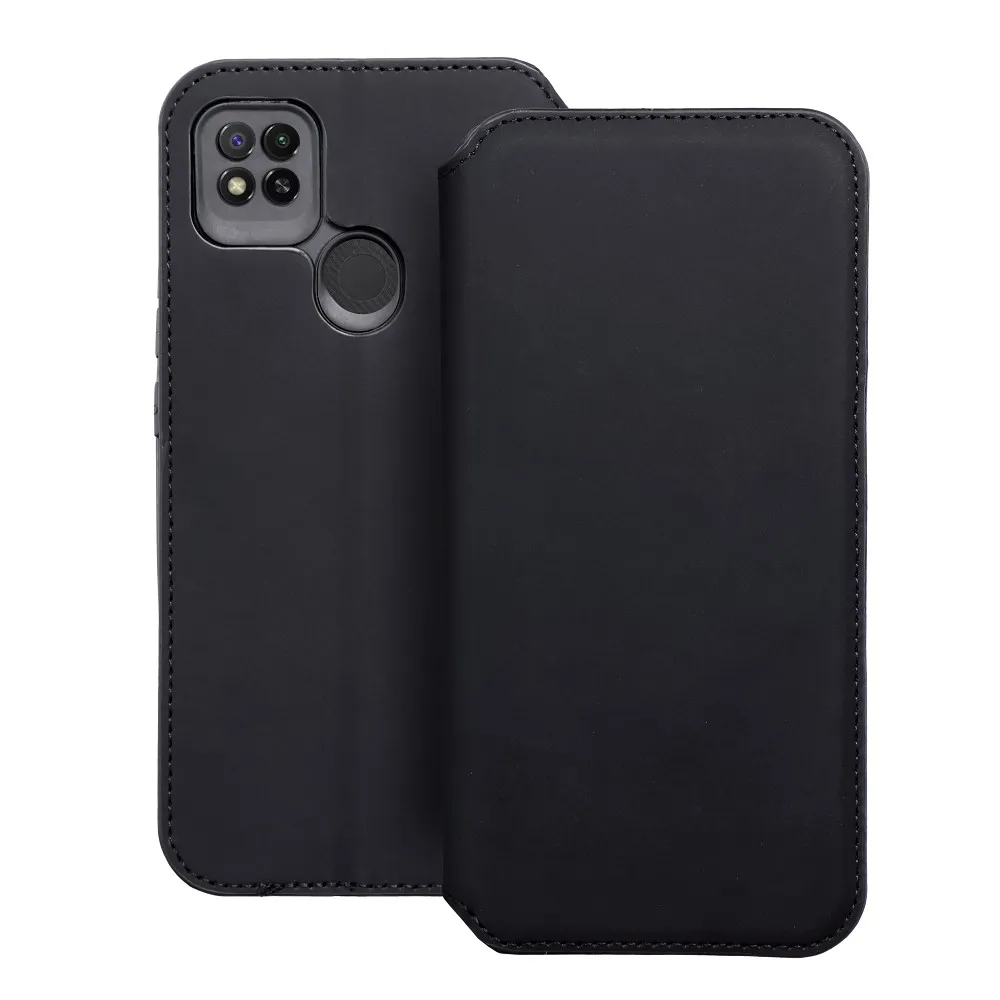DUAL POCKET Book case for XIAOMI Redmi 9c black