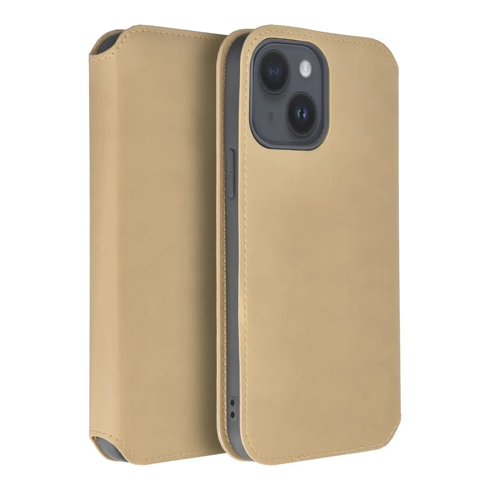 DUAL POCKET Book case for XIAOMI Redmi 9c gold - Image 3
