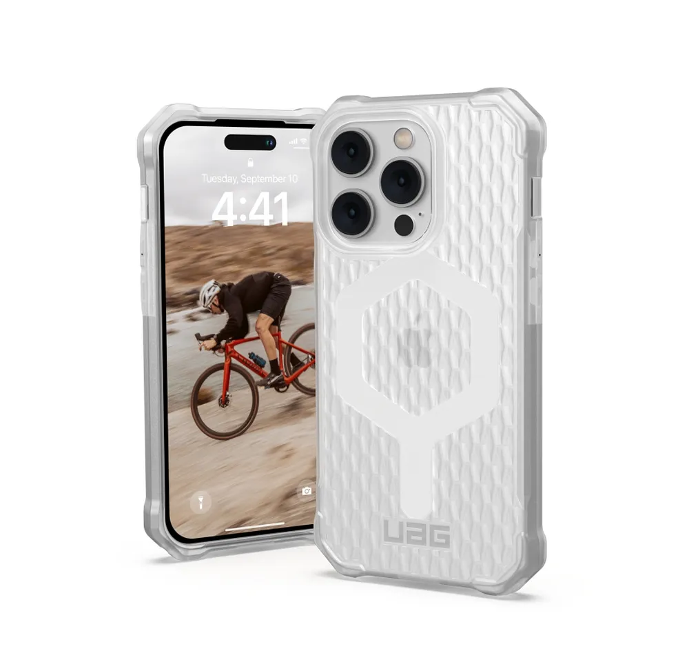 ( UAG ) Urban Armor Gear Essential Armor case for IPHONE 14 PRO MAX compatible with MagSafe frosted ice - Image 2
