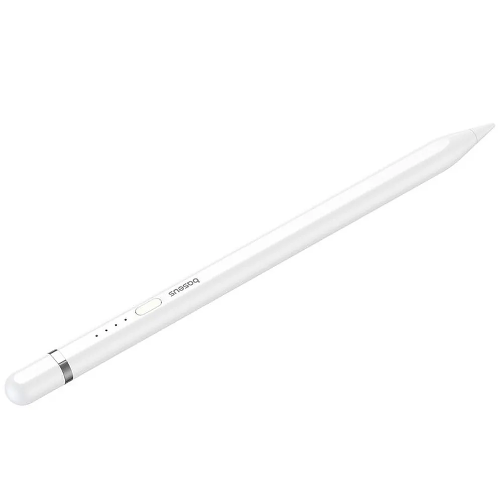 BASEUSactive universal capacitive pen compatible with iPad + cable USB A to Lightning 130 mAh Smooth Writing 2 Lite P80015806211-03/BS-PS028 white