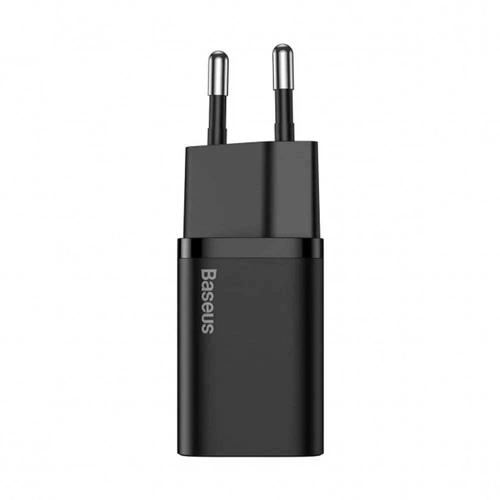 BASEUS charger Type C + cable Type C to Lightning PD QC3.0 3A 20W TZCCSUP-B01/CCCJGCE-D black - Image 3