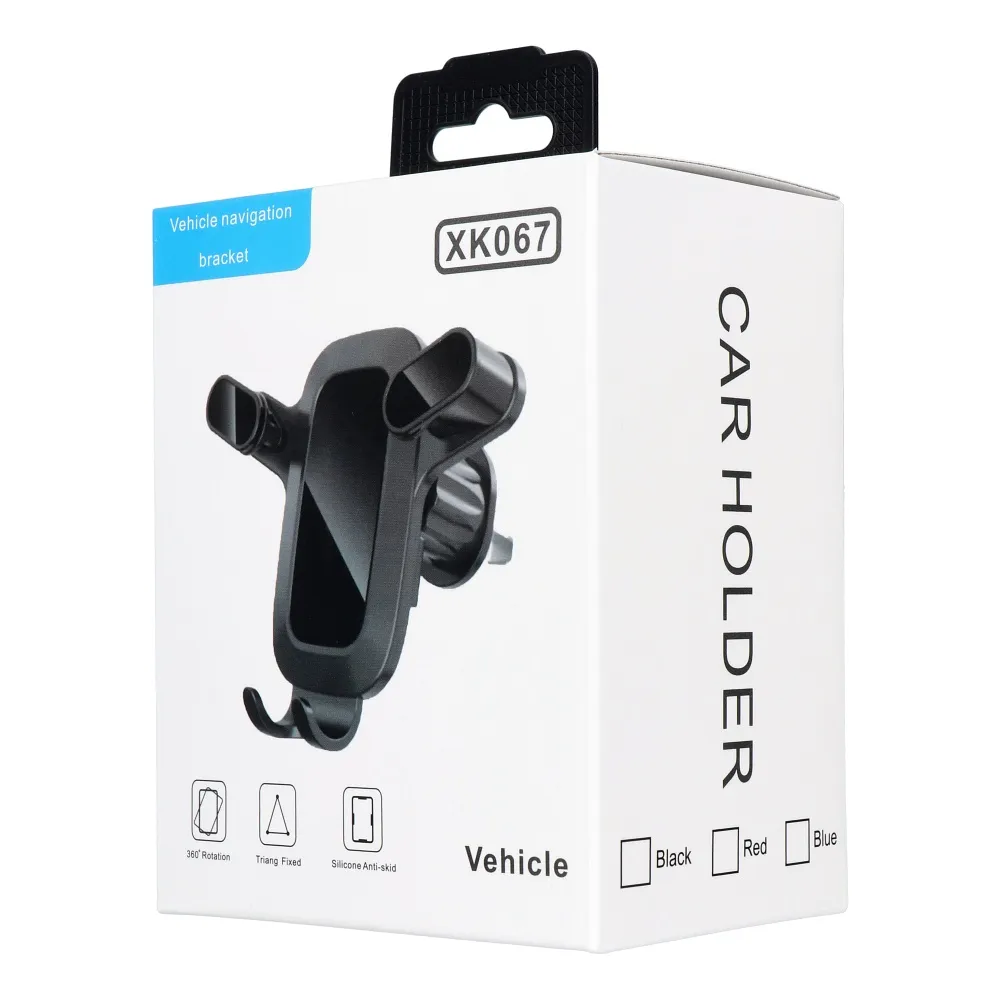 Car phone holder for air vent gravity XK067 black - Image 5