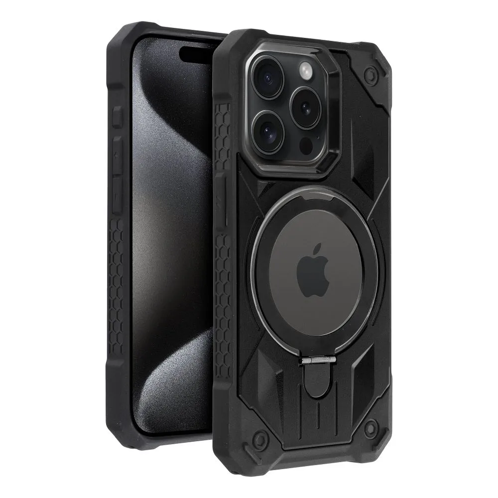 ARMOR MAG COVER case compatible with MagSafe for IPHONE 15 Pro Max black - Image 3