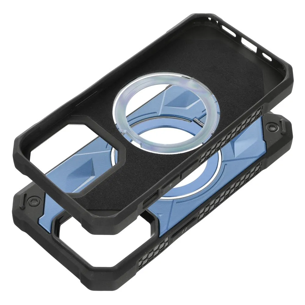 ARMOR MAG COVER case compatible with MagSafe for IPHONE 15 blue - Image 4