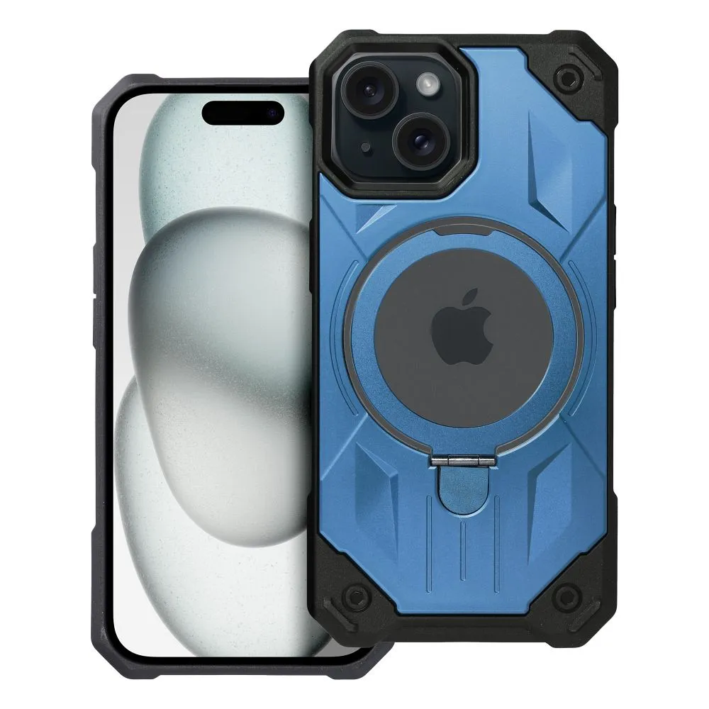 ARMOR MAG COVER case compatible with MagSafe for IPHONE 15 blue - Image 2