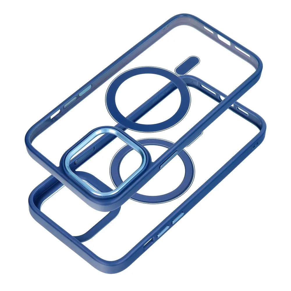 COLOR EDGE MAG COVER case compatible with MagSafe for IPHONE 15 Plus navy blue - Image 3