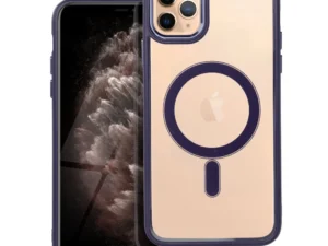 COLOR EDGE MAG COVER case compatible with MagSafe for IPHONE 11 Pro Max deep purple