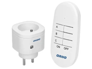 Wireless socket with remote control, 1+1 MINI (OR-GB-440)