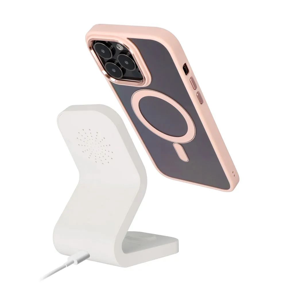 COLOR EDGE MAG COVER case compatible with MagSafe for IPHONE 15 Plus pink - Image 4
