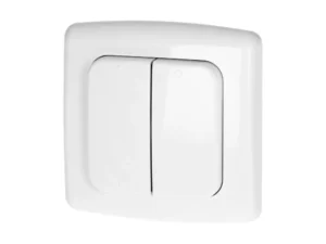 Switch with 2 channels and radio transmitter, used for wireless control of flush-mounted switches and sockets (OR-SH-1751)