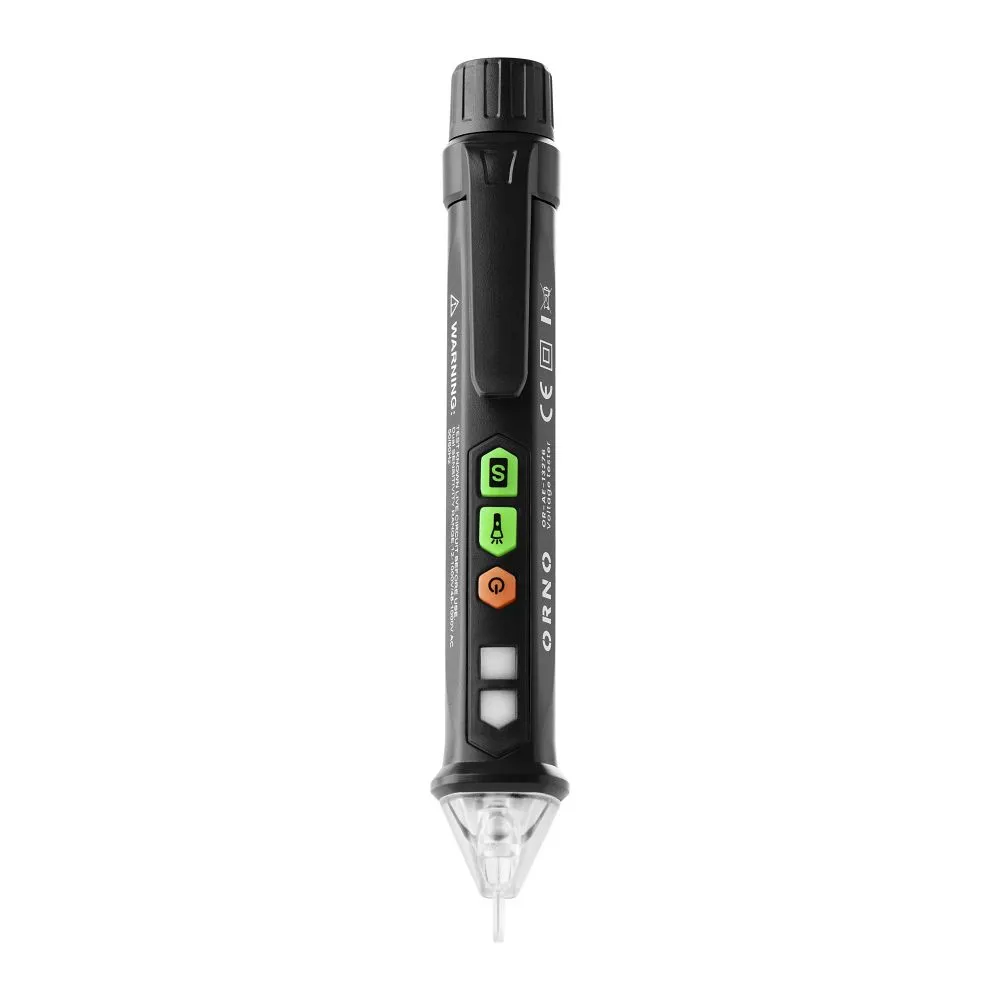 Inductive voltage tester with flashlight, 12-1000V, AC / DC, black - Image 3