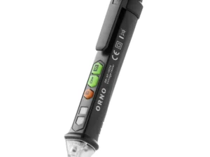 Inductive voltage tester with flashlight, 12-1000V, AC / DC, black