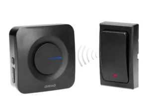 ONDO AC wireless doorbell, plug-in system, battery-free button, 200m. (OR-DB-MT-156)
