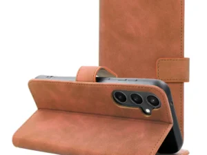 TENDER Book Case for SAMSUNG S23 FE brown