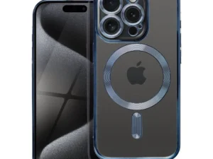 ELECTRO MAG COVER case compatible with MagSafe for IPHONE 15 Pro blue titanium