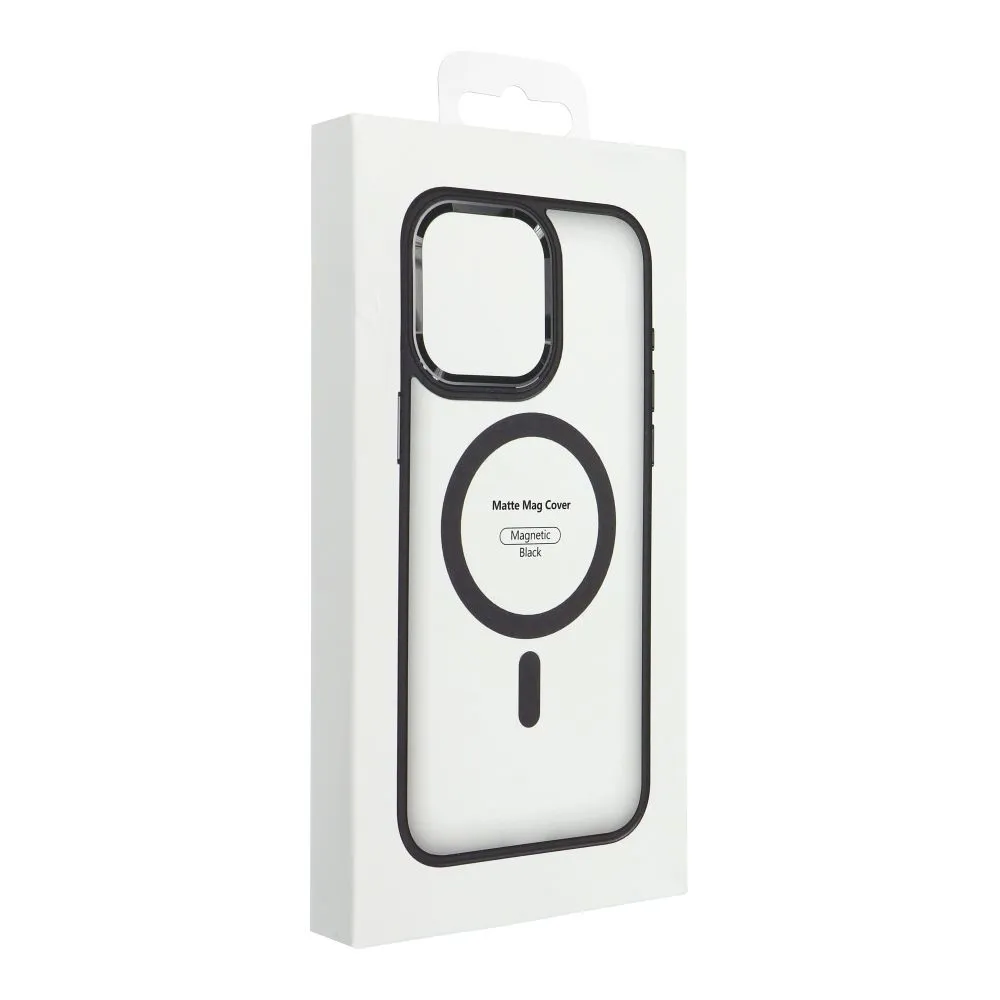 MATTE MAG COVER case compatible with MagSafe for IPHONE 15 Plus black - Image 6