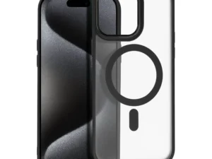 MATTE MAG COVER case compatible with MagSafe for IPHONE 15 Pro Max black