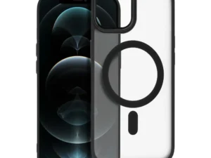 MATTE MAG COVER case compatible with MagSafe for IPHONE 12 Pro Max black