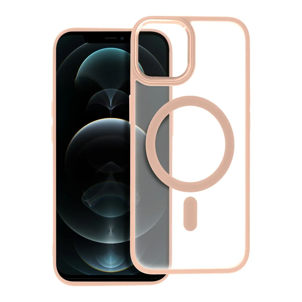 MATTE MAG COVER case compatible with MagSafe for IPHONE 12 Pro Max pink