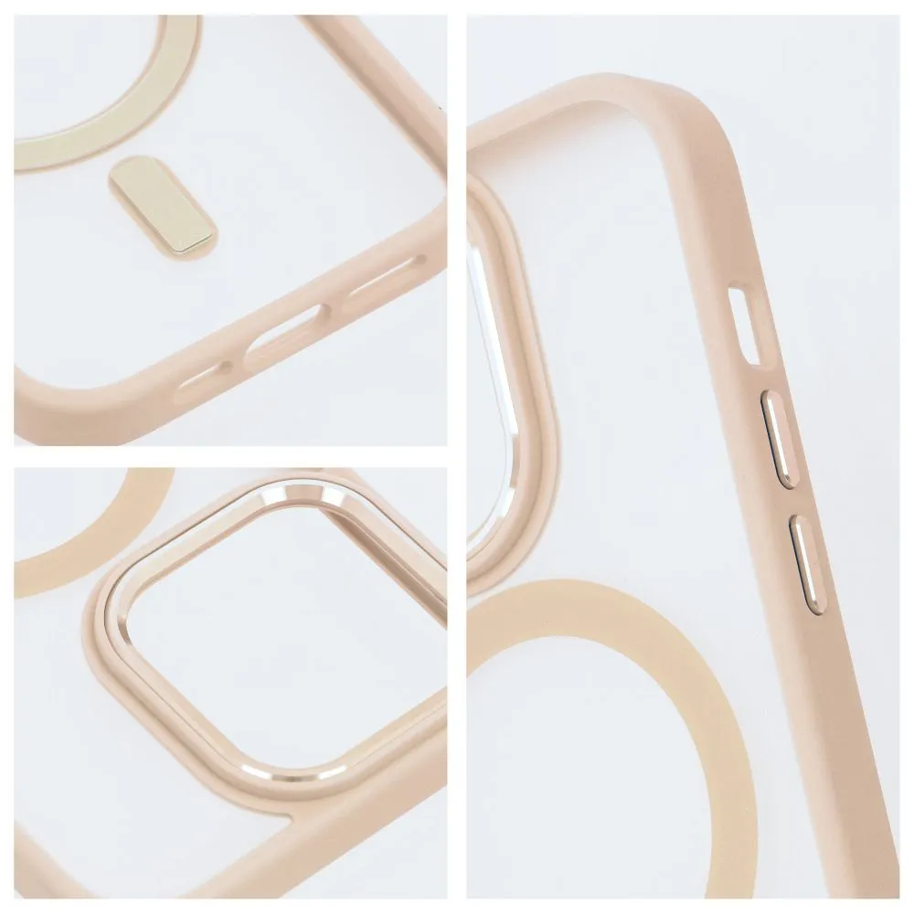 MATTE MAG COVER case compatible with MagSafe for IPHONE 15 Pro Max pink - Image 5