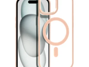 MATTE MAG COVER case compatible with MagSafe for IPHONE 15 pink