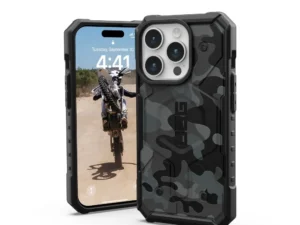 ( UAG ) Urban Armor Gear Pathfinder compatible with Magsafe for IPHONE 15 PRO midnight camo