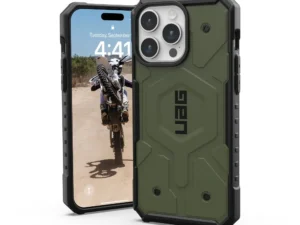 ( UAG ) Urban Armor Gear Pathfinder compatible with Magsafe for IPHONE 15 PRO MAX olive