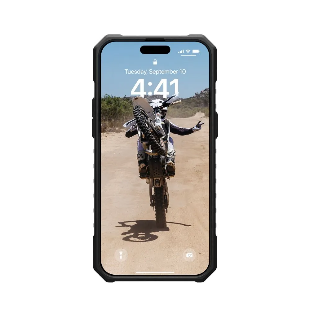 ( UAG ) Urban Armor Gear Pathfinder compatible with Magsafe for IPHONE 15 PRO MAX olive - Image 9