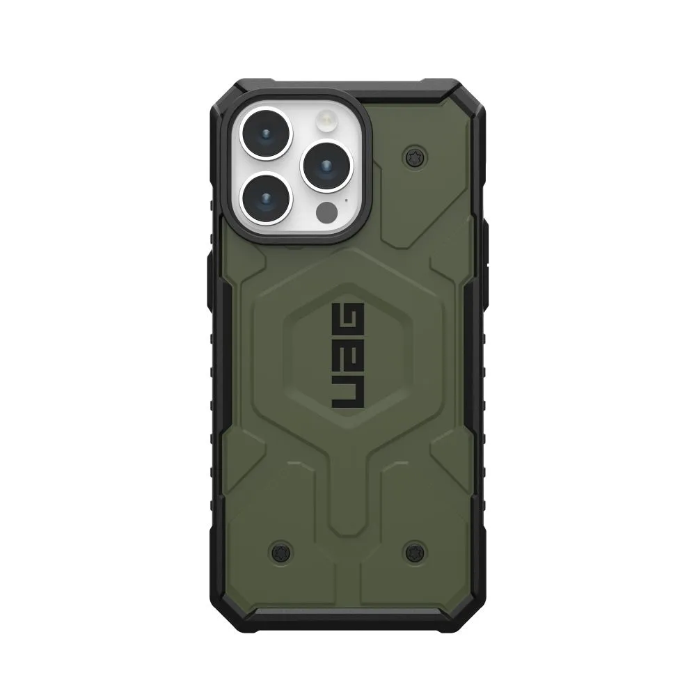 ( UAG ) Urban Armor Gear Pathfinder compatible with Magsafe for IPHONE 15 PRO MAX olive - Image 3