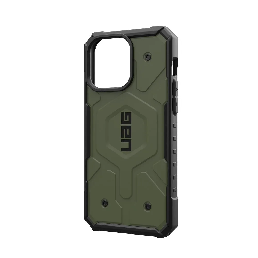 ( UAG ) Urban Armor Gear Pathfinder compatible with Magsafe for IPHONE 15 PRO MAX olive - Image 13