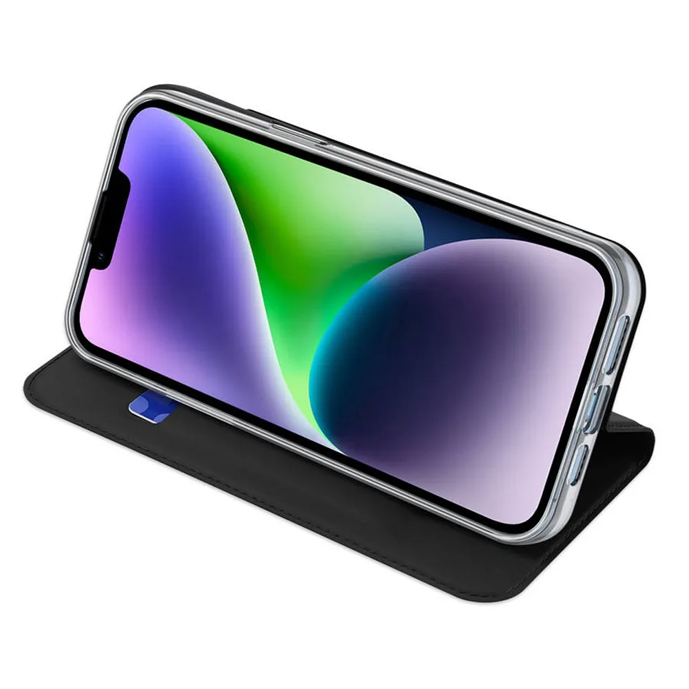 DUX DUCIS wallet case SKIN PRO for IPHONE 15 black - Image 5