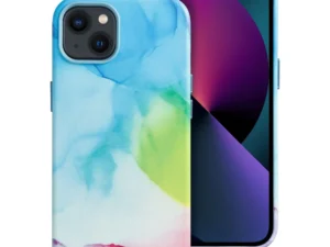LEATHER MAG COVER case for IPHONE 13 color splash