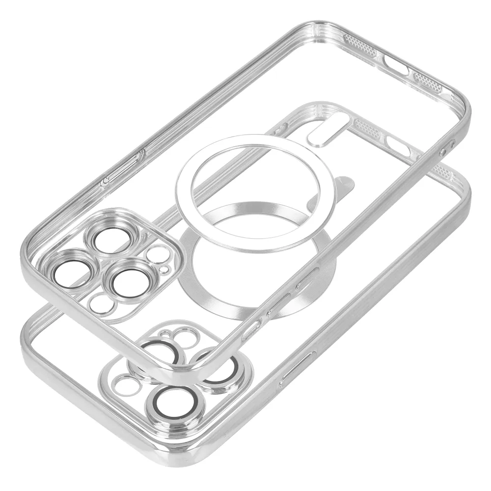 ELECTRO MAG COVER case compatible with MagSafe for IPHONE 12 silver - Image 2
