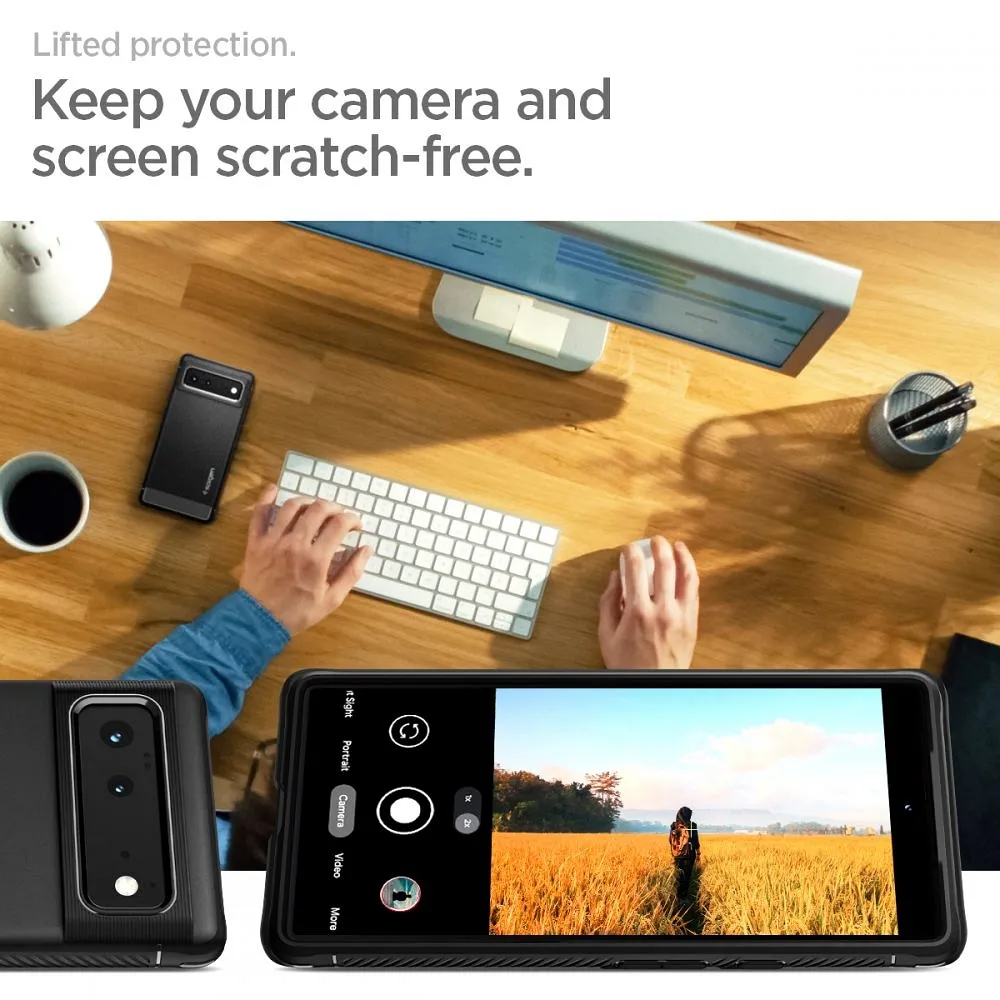 SPIGEN Rugged Armor case for GOOGLE PIXEL 6 matte black - Image 12