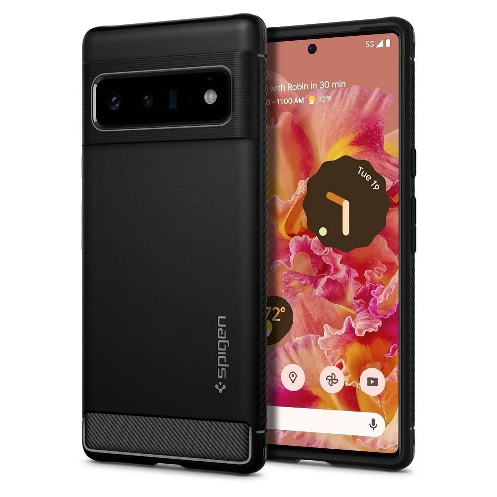 SPIGEN Rugged Armor for GOOGLE PIXEL 6 PRO matte black