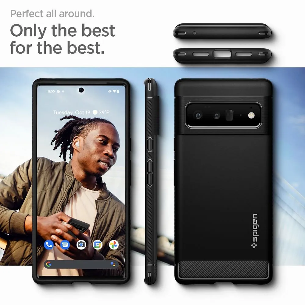 SPIGEN Rugged Armor for GOOGLE PIXEL 6 PRO matte black - Image 14